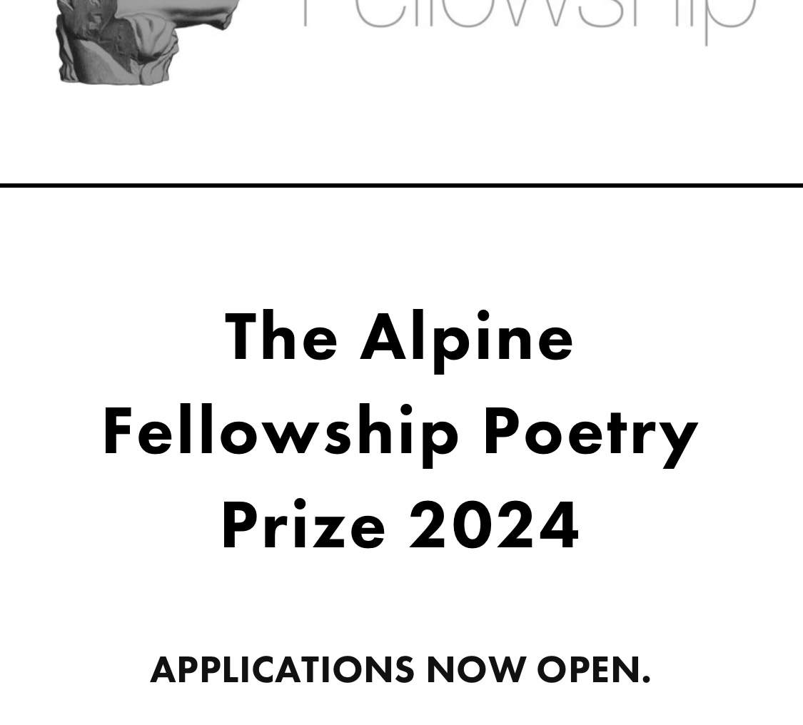 Alpine Fellowship Poetry Prize