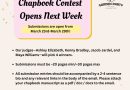 The Garden Party Chapbook Contest, announcement flyer.