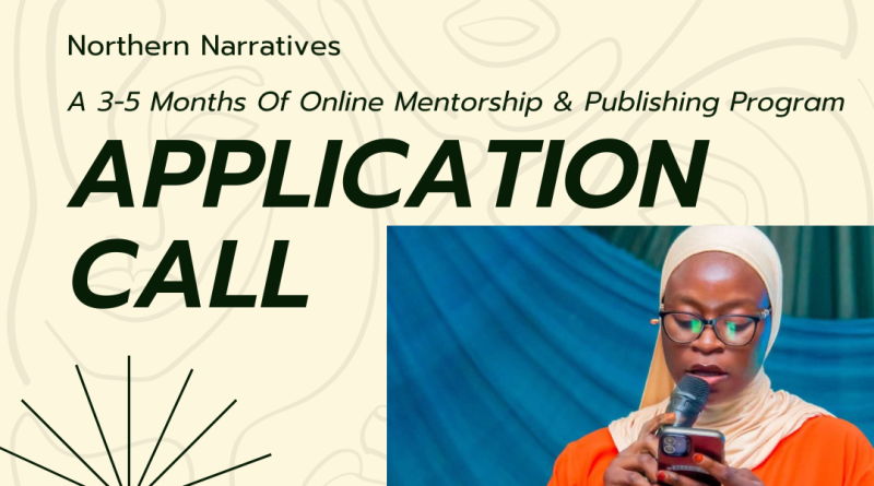 Northern Narratives Initiative, application call flyer.